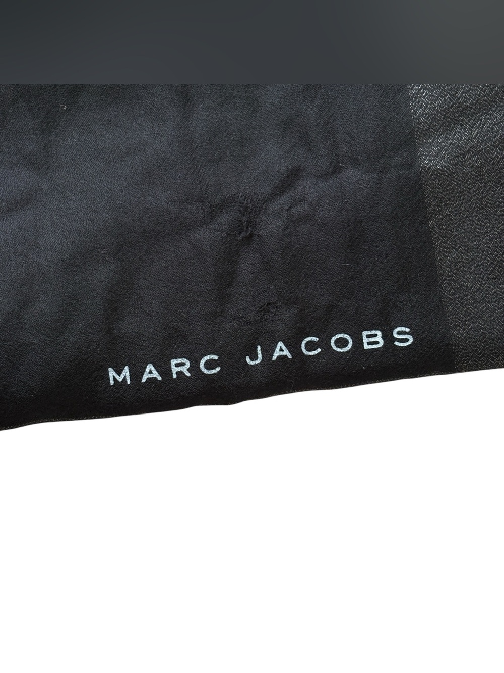 Marc Jacobs Neiman Marcus Target Black Scarf Wool Cashmere Blend Colorblock
